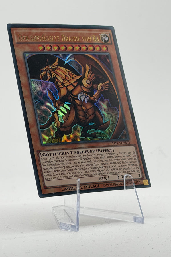 Der geflügelte Drache von Ra – Ultra Rare – LDK2-DES03