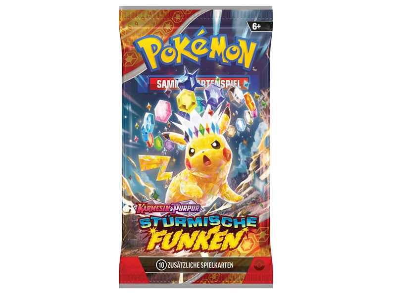 Pokémon Stürmische Funken (sv8) – Booster Pack (Deutsch, Sealed)